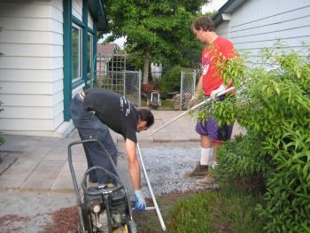 Irrigation repair & installation contractors in Folsom lay PVC for a new system